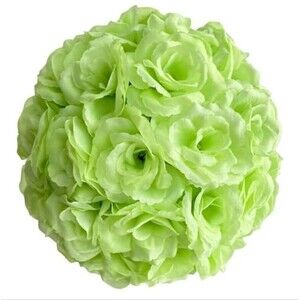 6" Artificial Flower Kissing Rose Flowers Ball Wedding, Party Indoor Garden